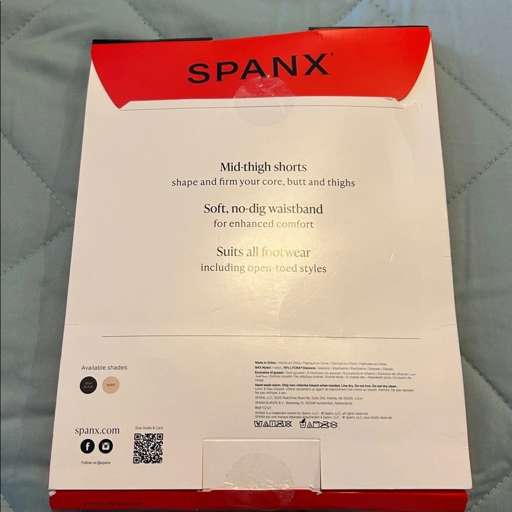 SPANX Mid-Thigh Shaping Footless Sheers in Nude